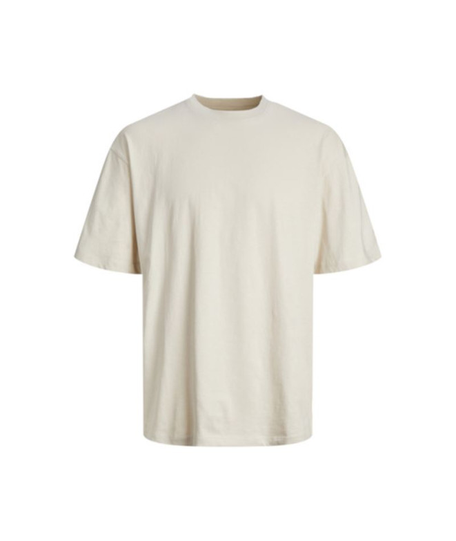 Camiseta Jack and Jones ebradley O-Neck Moonbeam Homem