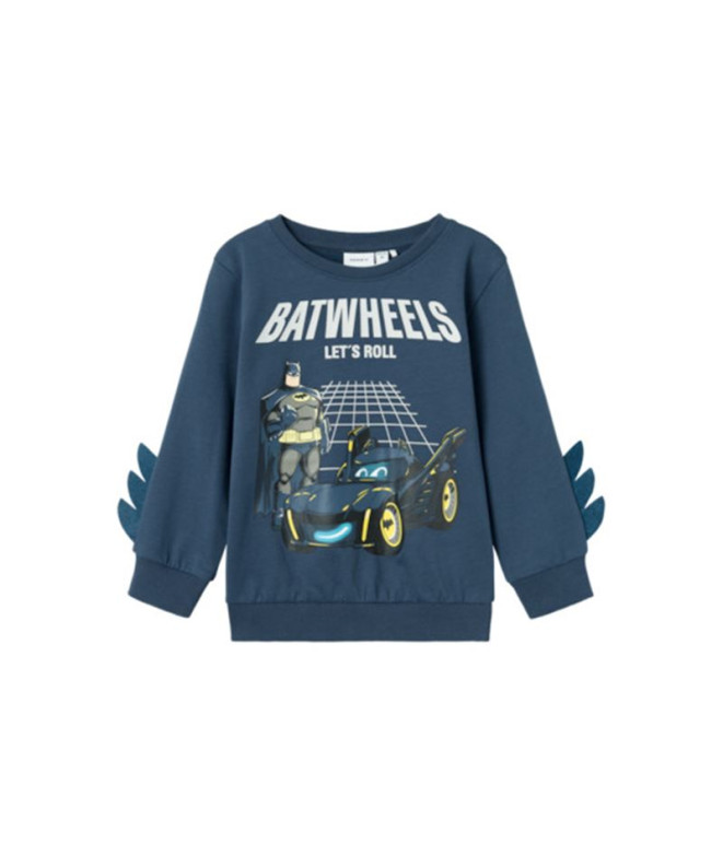 Moletom name it mjuice Batwheels Dark Denim Infantil