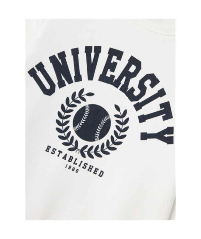 Sudadera name it tille White Alyssum Bebés