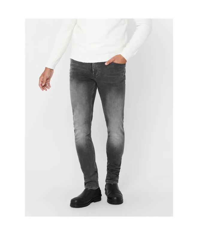Vaqueros Only & Sons loom Slim 7103 Hombre Grey...