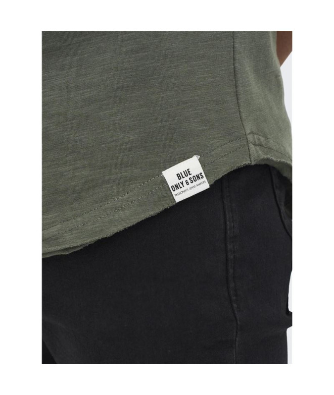 Camiseta Only & Sons benne Longy Nf 7822 Castor...