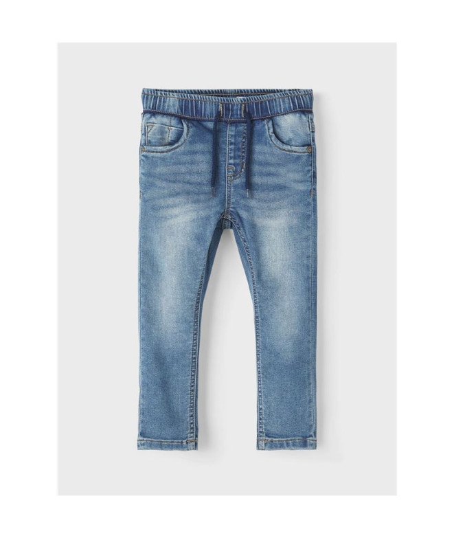 Calça Name It Nmmryan Slim Sweans 2472-Th Noos Medium Blue Denim