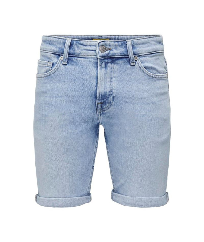 Calça Only & Sons Onsply Lb 5189 Ganga azul clara Homem