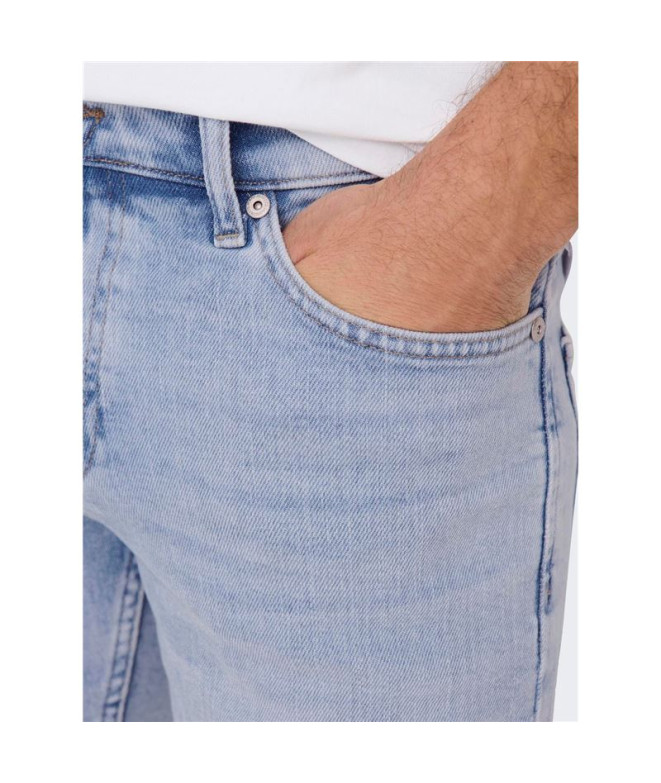 Pantalón Only & Sons Onsply Lb 5189 Light Blue...