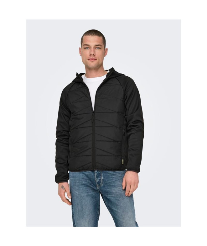 Chaqueta Only & Sons Onslan Mix Otw Black Hombre