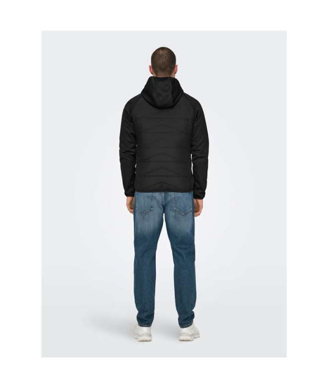 Chaqueta Only & Sons Onslan Mix Otw Black Hombre
