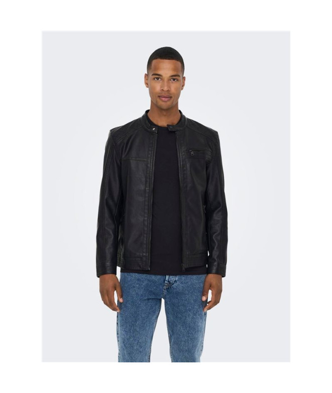 ChaquetaOnly & Sons al Pu Black Hombre