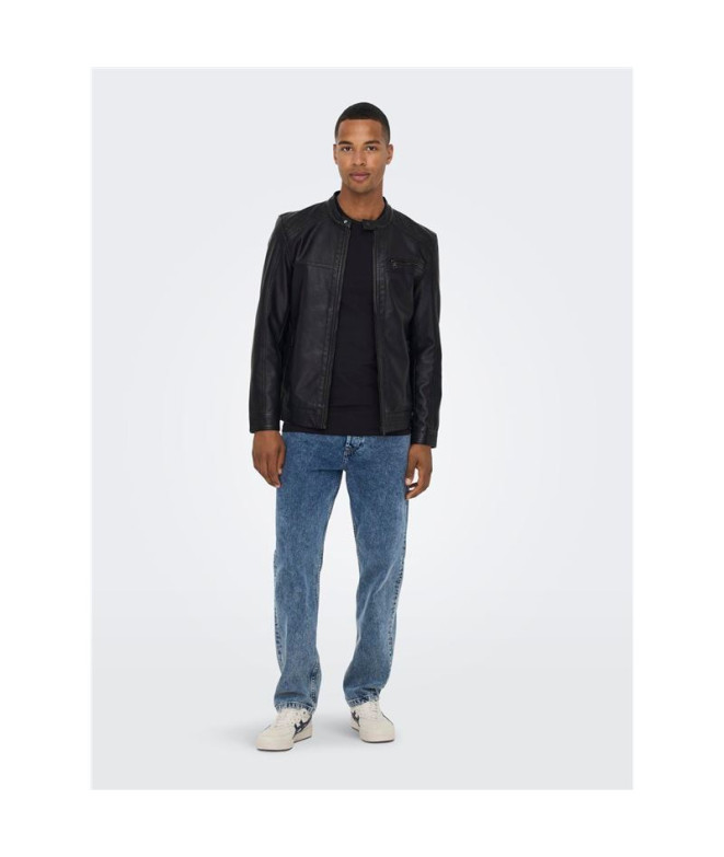 ChaquetaOnly & Sons al Pu Black Hombre