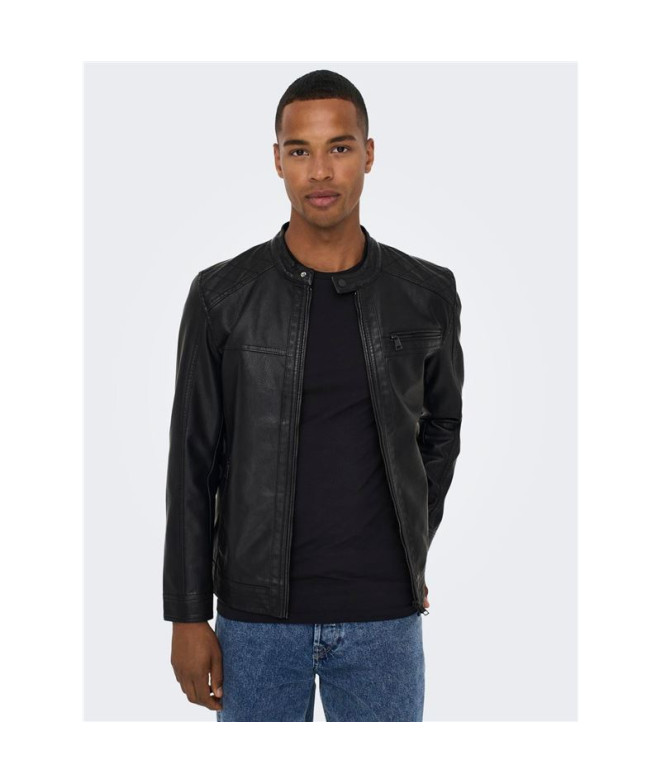 ChaquetaOnly & Sons al Pu Black Hombre