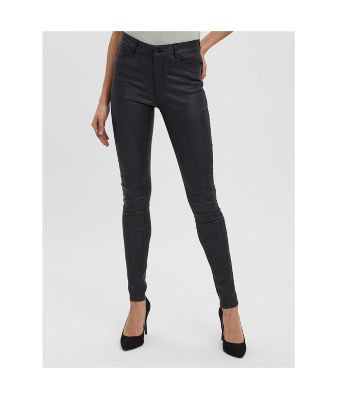 Pantalón Vero Moda seven Nwsmooth Coated Pt...