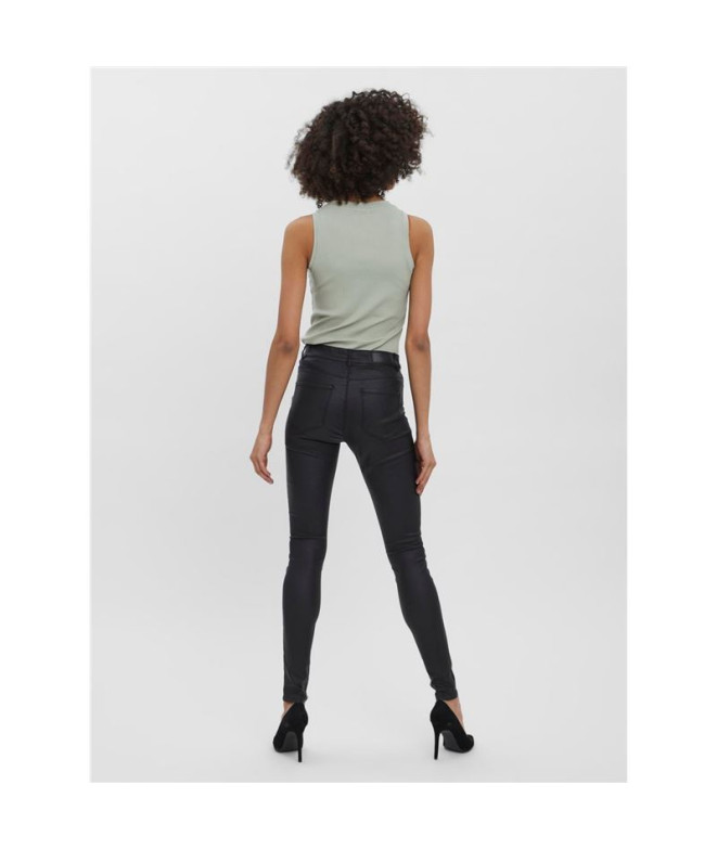 Pantalón Vero Moda seven Nwsmooth Coated Pt...