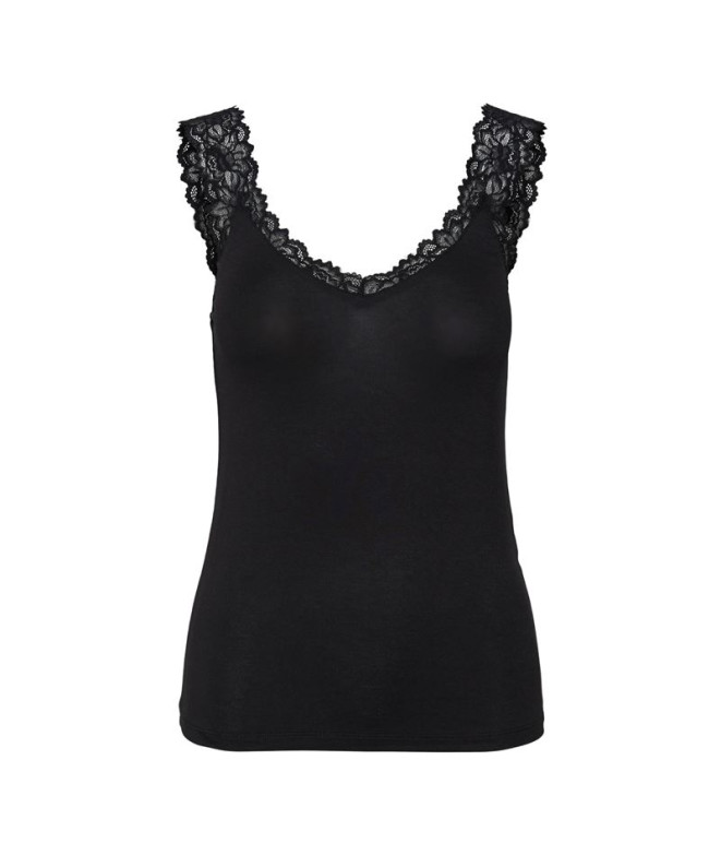 T-shirt Vero Moda rose Noir Femme