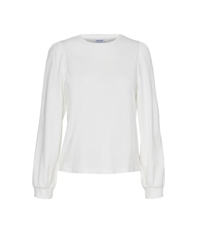 Camiseta Vero Moda kerry O-Neck Branca de Neve Mulher