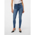 Calça Vero Moda tanya Piping Jeans Vi349 Medium Blue Denim Mulher