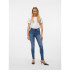 Calça Vero Moda tanya Piping Jeans Vi349 Medium Blue Denim Mulher