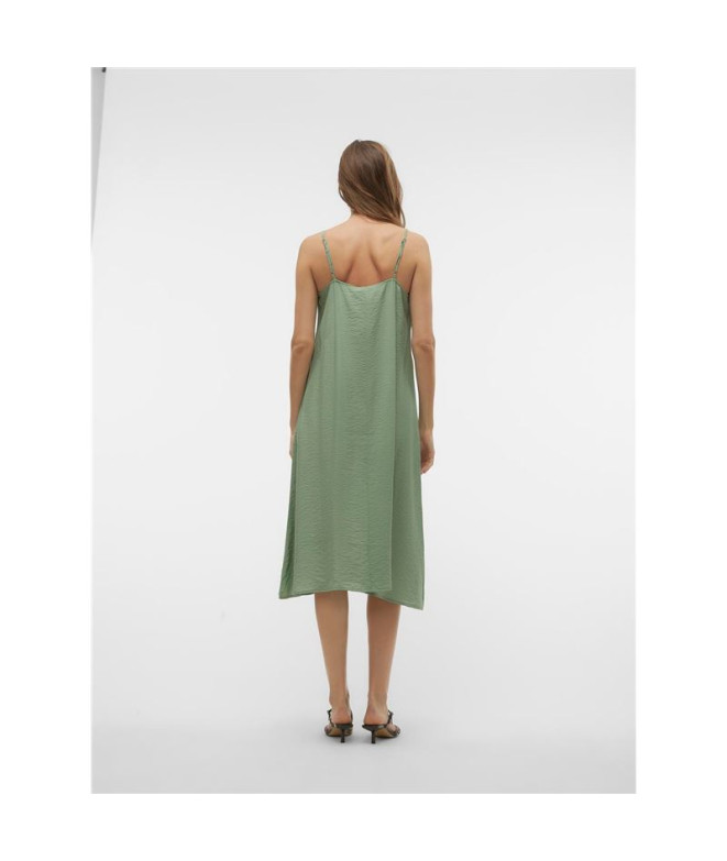 Vestido Vero Moda Vmjosie Calf Singlet Hedge...