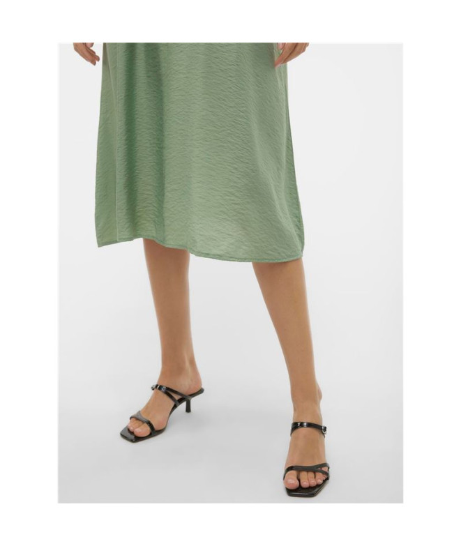Vestido Vero Moda Vmjosie Calf Singlet Hedge...