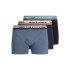 Calzoncillos Jack and Jones eric 3 Pack Black Hombre