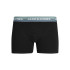 Calzoncillos Jack and Jones eric 3 Pack Black Hombre