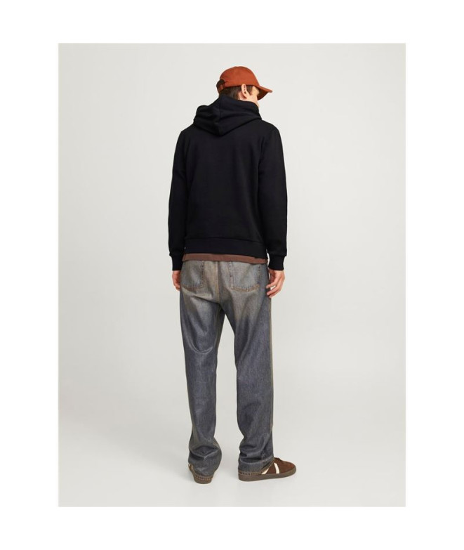 Sudadera Jack & Jones ecorp Logo Black Hombre