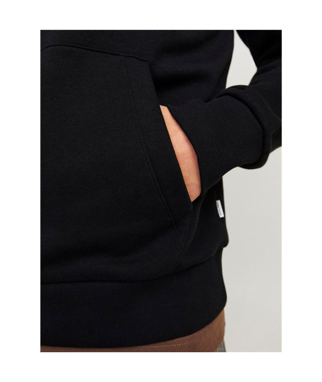 Sudadera Jack & Jones ecorp Logo Black Hombre