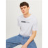 Sudadera Jack and Jones ecorp Logo Play White Melange Hombre