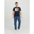 T-shirt Jack & Jones logo corp Play Homme bleu marine