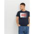 T-shirt Jack & Jones logo corp Play Homme bleu marine
