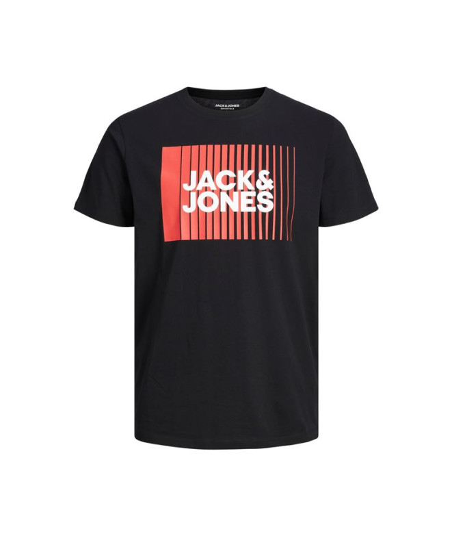 T-shirt Jack and Jones ecorp Logo Play Black Homme