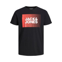 Camiseta Jack and Jones ecorp Logo Play Black Hombre