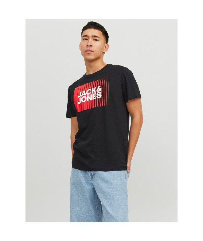 Camiseta Jack and Jones ecorp Logo Play Black...
