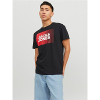 Camiseta Jack and Jones ecorp Logo Play Black Hombre