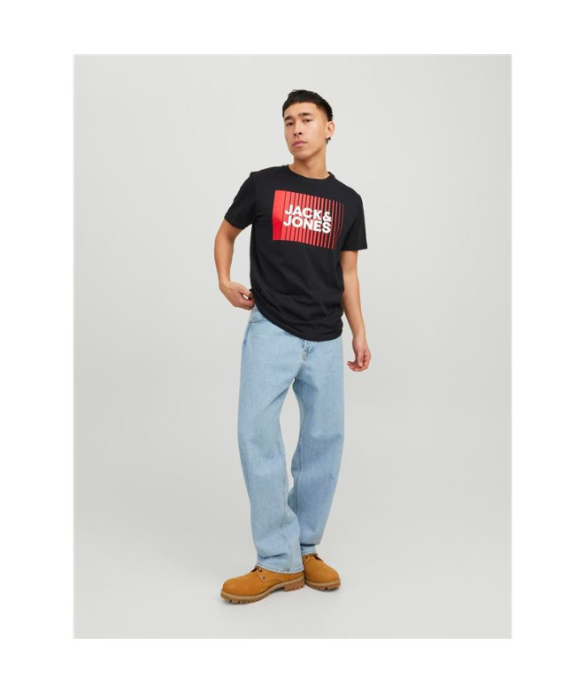 Camiseta Jack and Jones ecorp Logo Play Black...