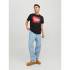 Camiseta Jack and Jones ecorp Logo Play Black Hombre
