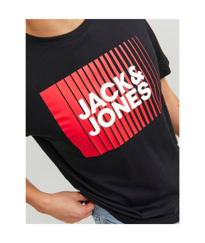 Camiseta Jack and Jones ecorp Logo Play Black...