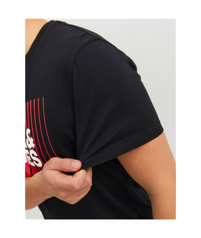 Camiseta Jack and Jones ecorp Logo Play Black...