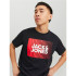 Camiseta Jack and Jones ecorp Logo Play Black Hombre