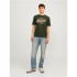 Camiseta Jack and Jones Jjelogo O-Neck 2 Col Kombu Green Hombre