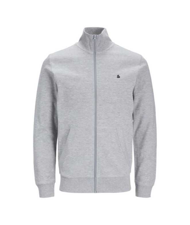 Casaco Jack and Jones epaulos Zip Light Grey Melange Homem