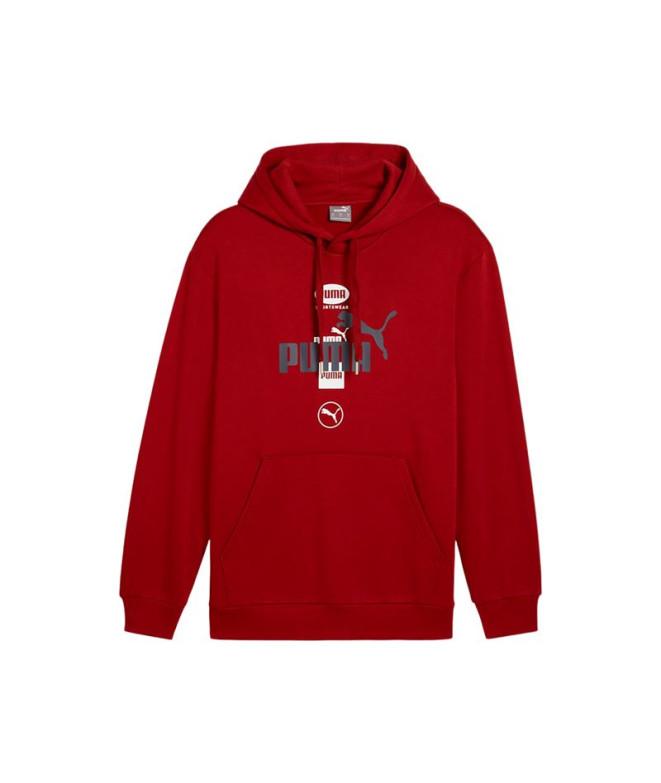 Sudadera Casual Puma Power Graphic Hoodie Fl Hombre