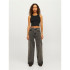 T-shirt Jack and Jones Jxfallon Str Sl Rib Femme Noir