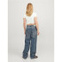 Camiseta Jack and Jones florie Str Ss Rib Bright White Mujer