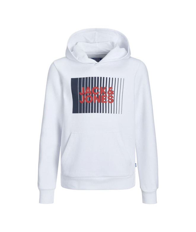 Sudadera Jack & Jones Jjecorp Logo Play Niño White