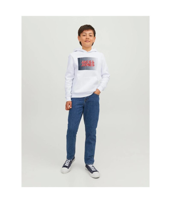 Sudadera Jack & Jones Jjecorp Logo Play Niño White