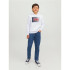 Sudadera Jack & Jones Jjecorp Logo Play Niño White
