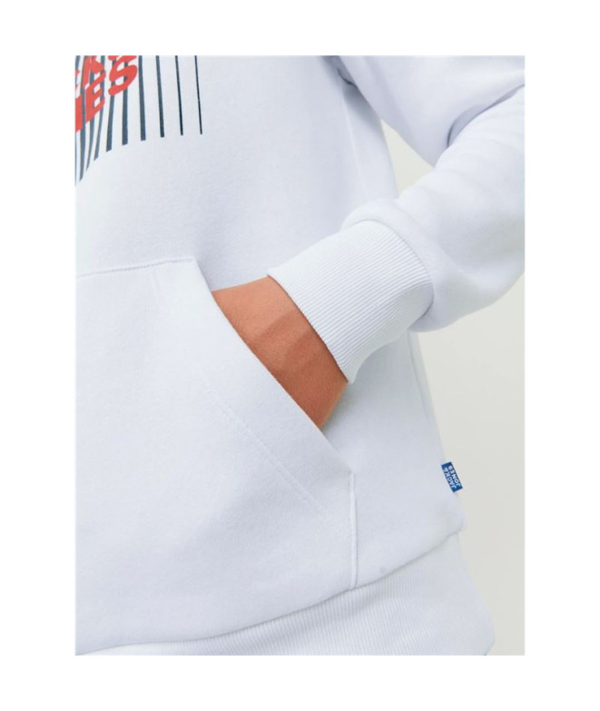 Sweat Jack & Jones Jjecorp Logo Play Enfant Blanc