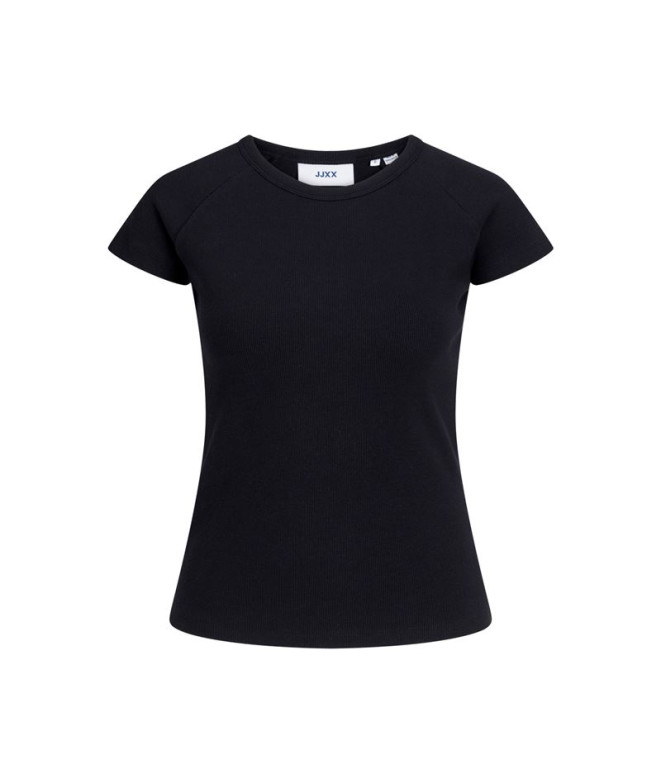 Camiseta Jack And Jones friend Rib Mujer Black