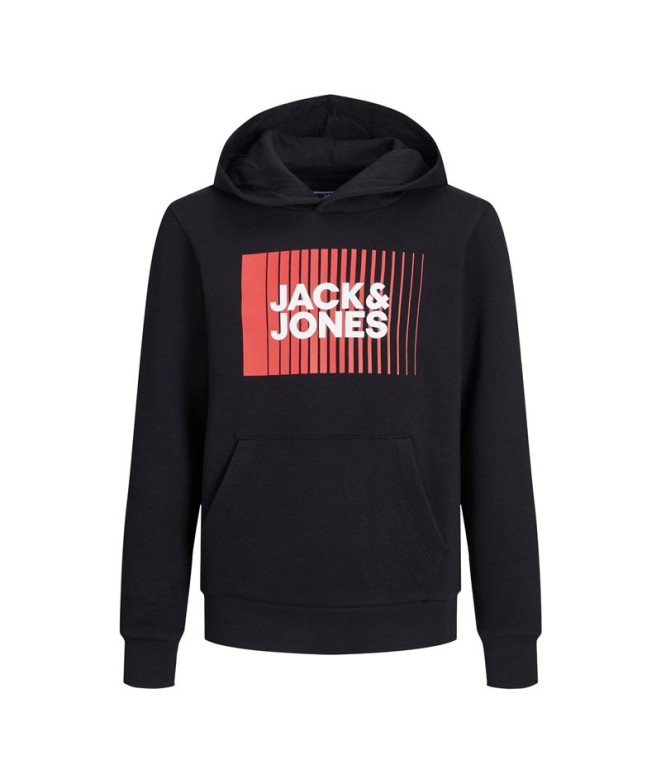 Moletom Jack and Jones ecorp Logo Preto Infantil