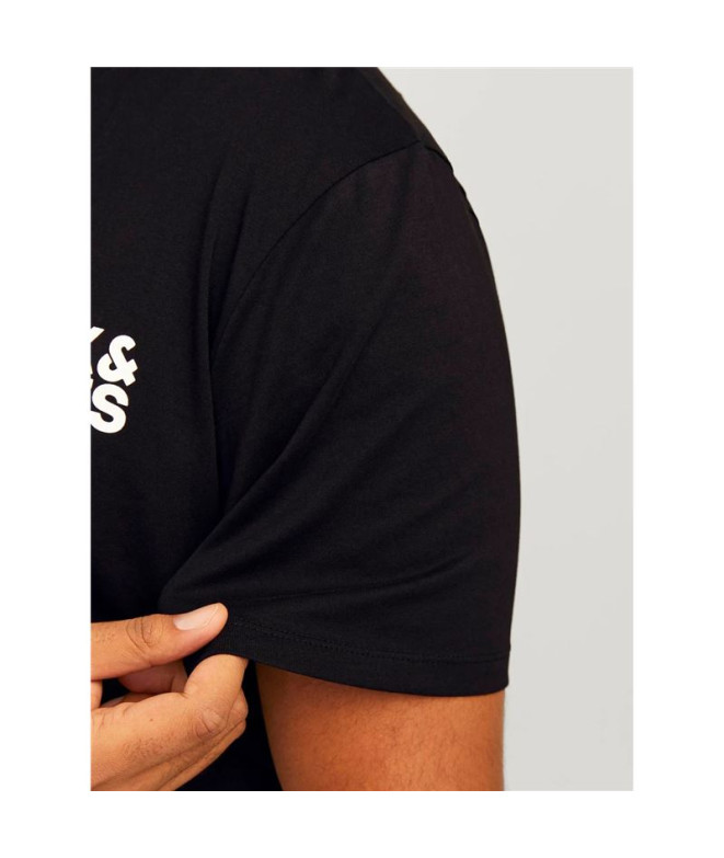Camiseta Jack and Jones ecorp Logo O-Neck Black...