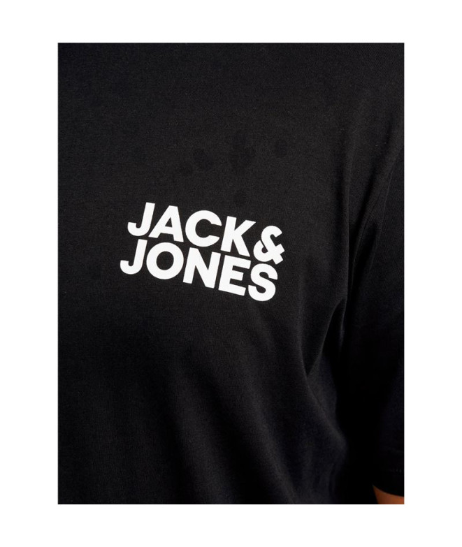 Camiseta Jack and Jones ecorp Logo O-Neck Black...